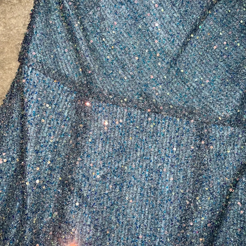 Never worn before blue sequin prom dress - Size S/M